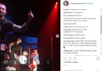 Millie Bobby Brown, de 'Stranger Things', canta em show do Maroon 5