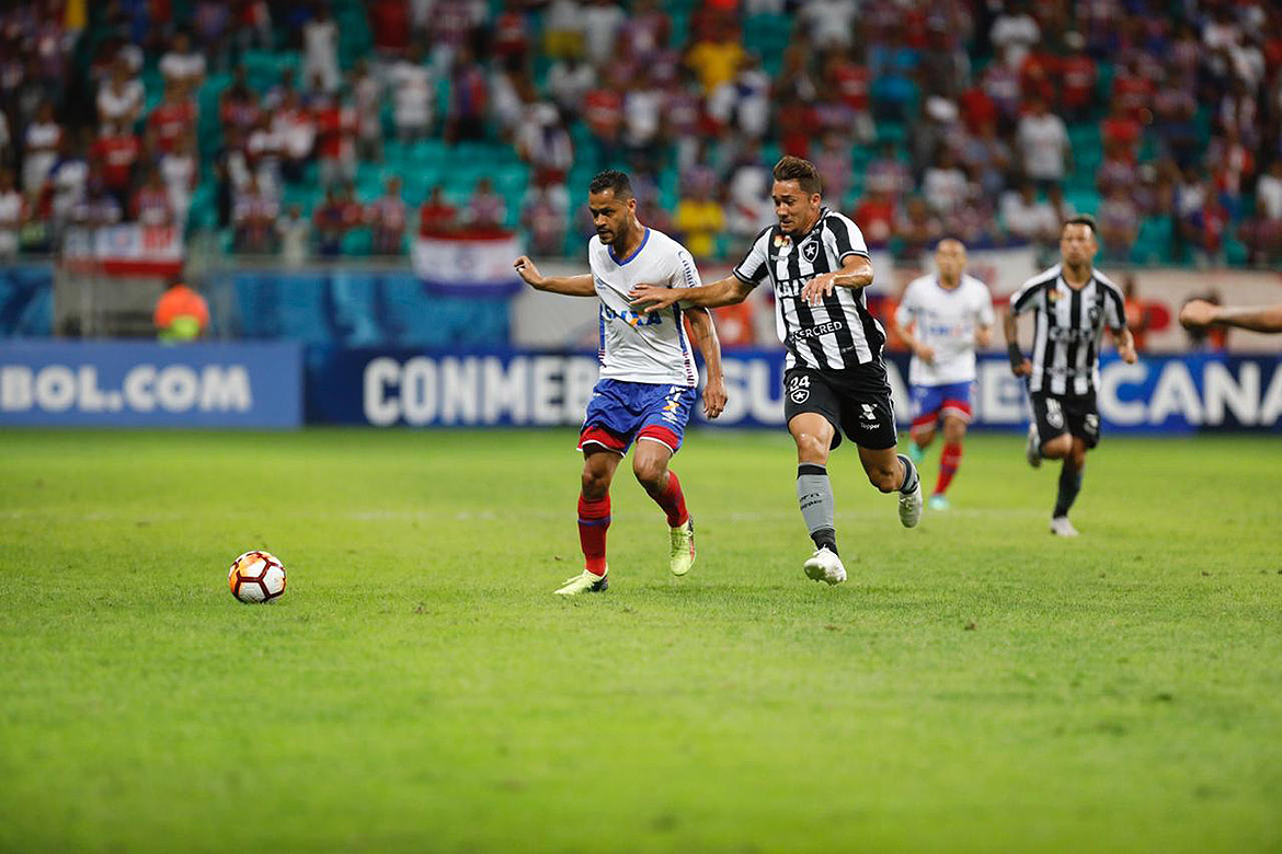 Bahia derrota o Botafogo e abre vantagem na Sul-Americana