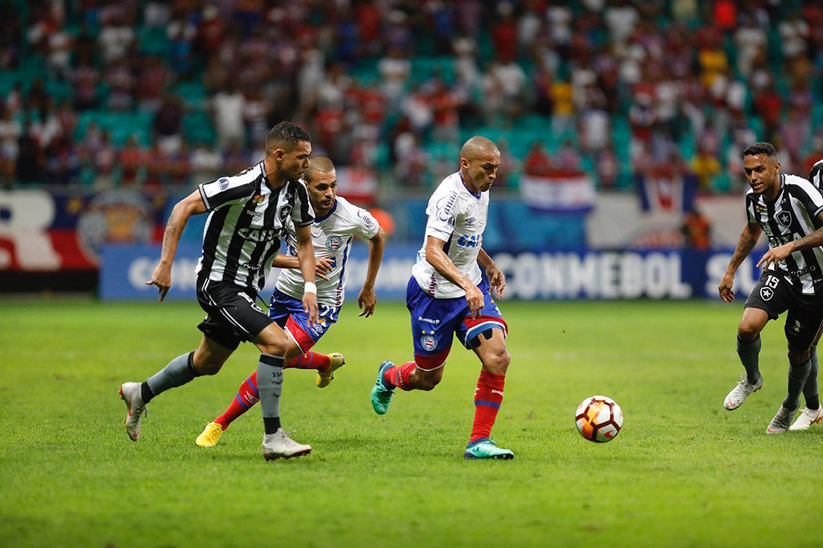 Bahia derrota o Botafogo e abre vantagem na Sul-Americana