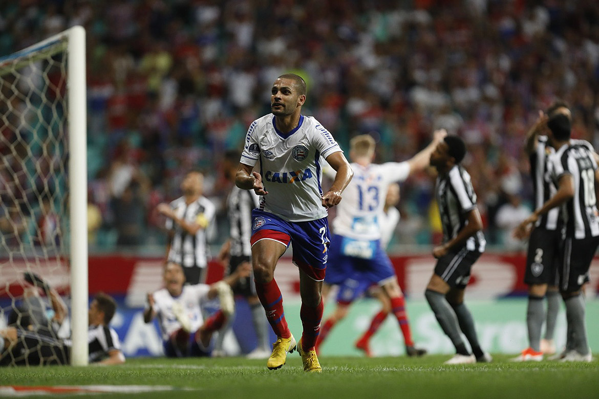 Bahia derrota o Botafogo e abre vantagem na Sul-Americana