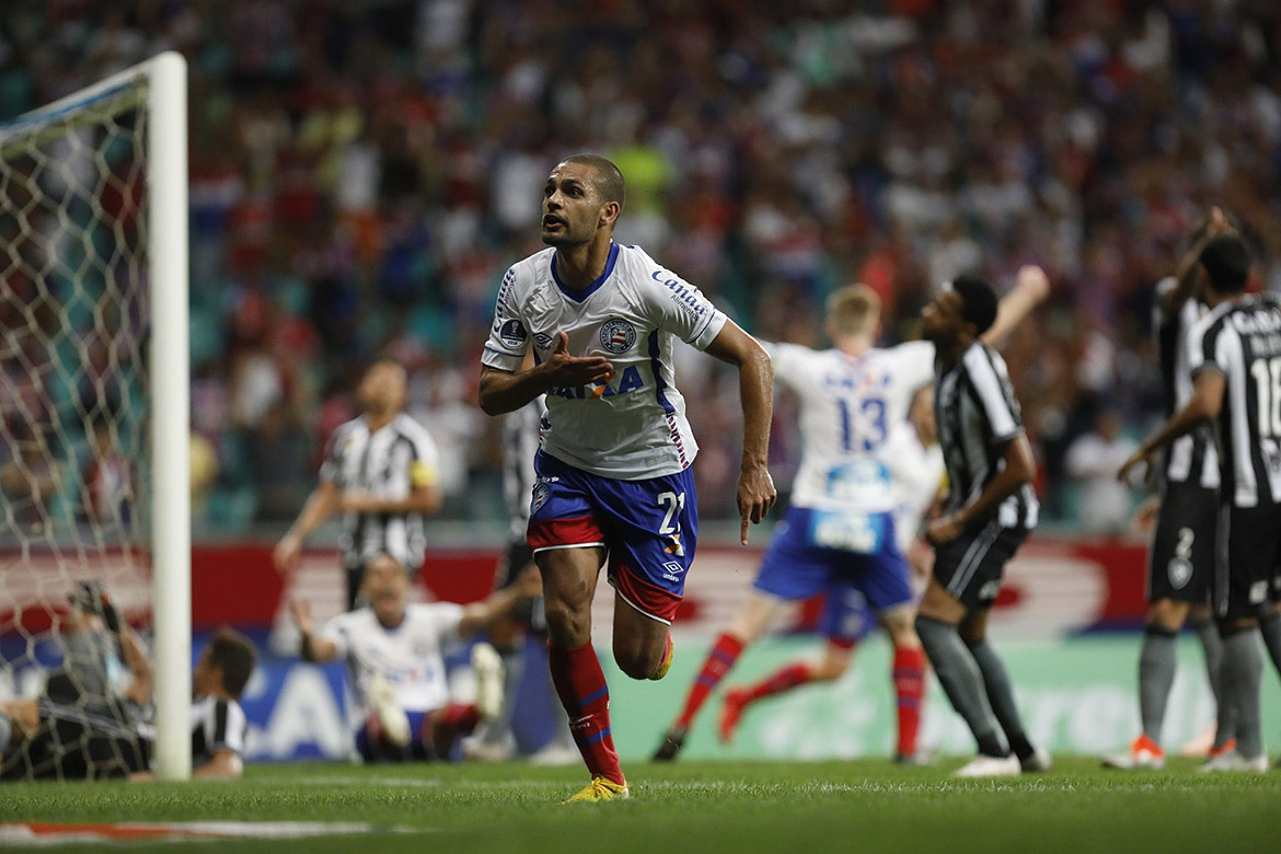 Bahia derrota o Botafogo e abre vantagem na Sul-Americana