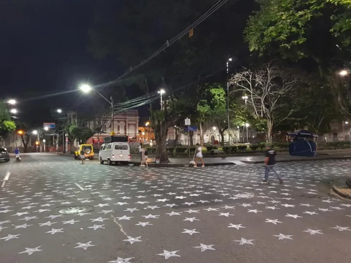 Imagem ilustrativa da imagem PT será acionado pela prefeitura por pintura em asfalto com marca do partido