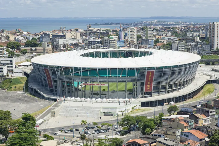 A Arena Fonte Nova foi palco dos jogos do Mundial de 2014
