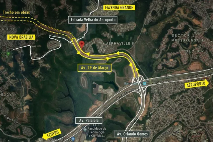 Imagem ilustrativa da imagem Primeiro trecho da avenida 29 de Março é inaugurada