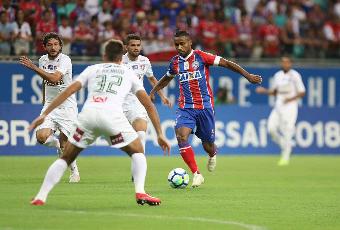 Bahia vence o Flu, garante permanência na elite e fica mais perto de vaga na Sula