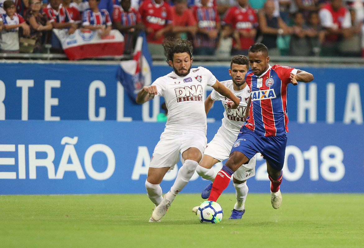 Bahia vence o Flu, garante permanência na elite e fica mais perto de vaga na Sula