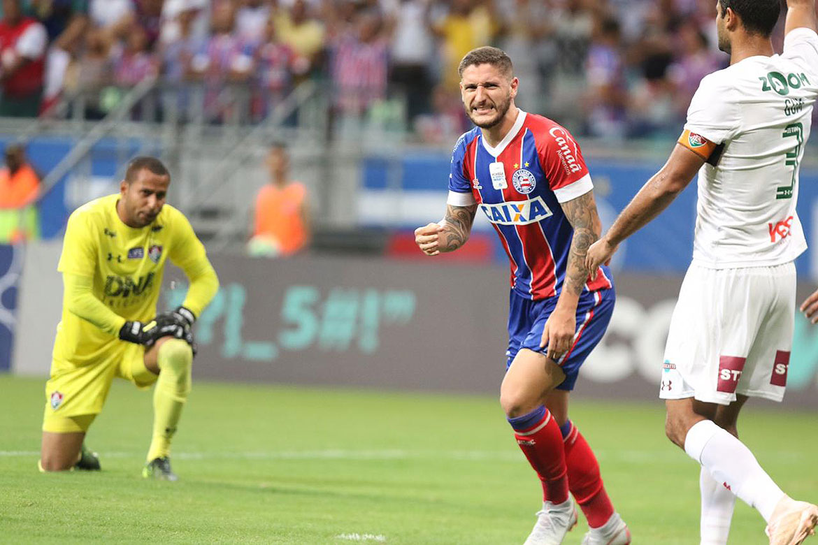 Bahia vence o Flu, garante permanência na elite e fica mais perto de vaga na Sula