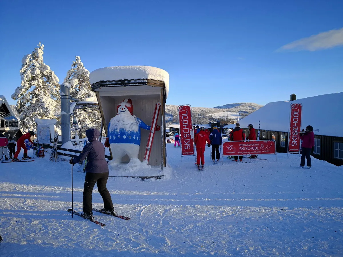 Ski School em Trysil, Noruega