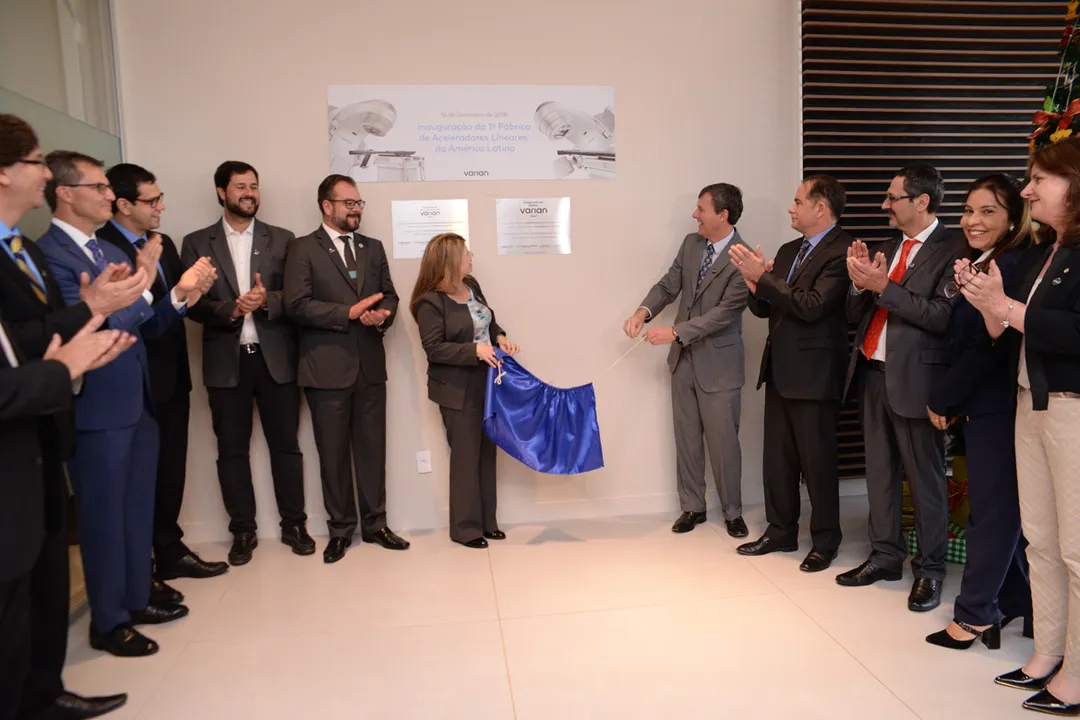 O novo centro da Varian Medical Systems foi inaugurada em Jundiaí, São Paulo