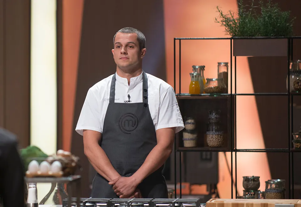 O carioca preparou um fricassé de cogumelos e um carpaccio de vieira