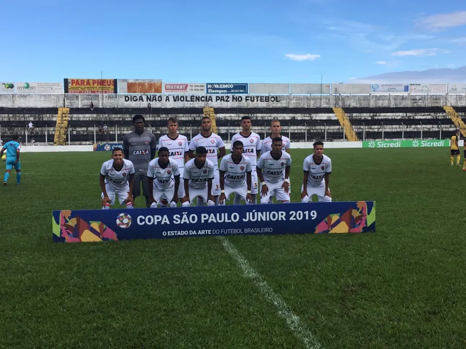 Vitória assegurou o primeiro triunfo na Copa São Paulo de Futebol Júnior
