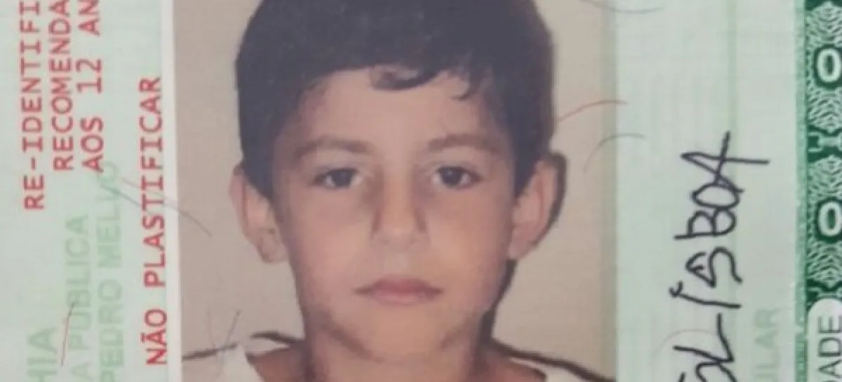 Felipe de 8 anos foi morto em uma estrada após receber diversas pauladas na cabeça