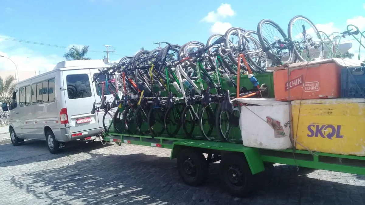 As magrelas foram as parceiras na expedição para Bom Jesus da Lapa
