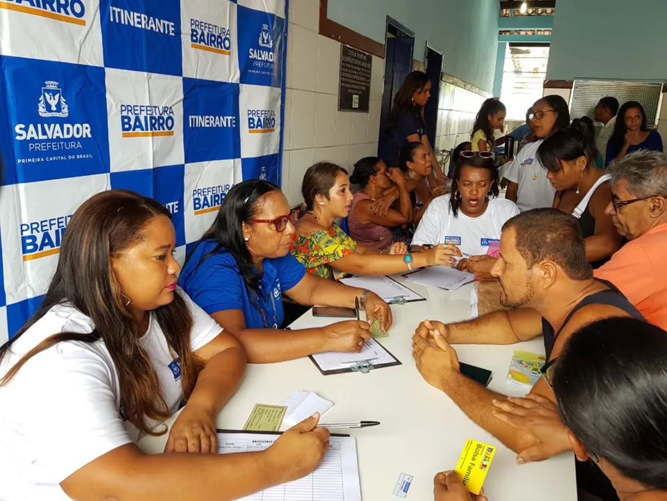 Com 80 vagas, Bolsa Família foi o serviço mais procurado na ação