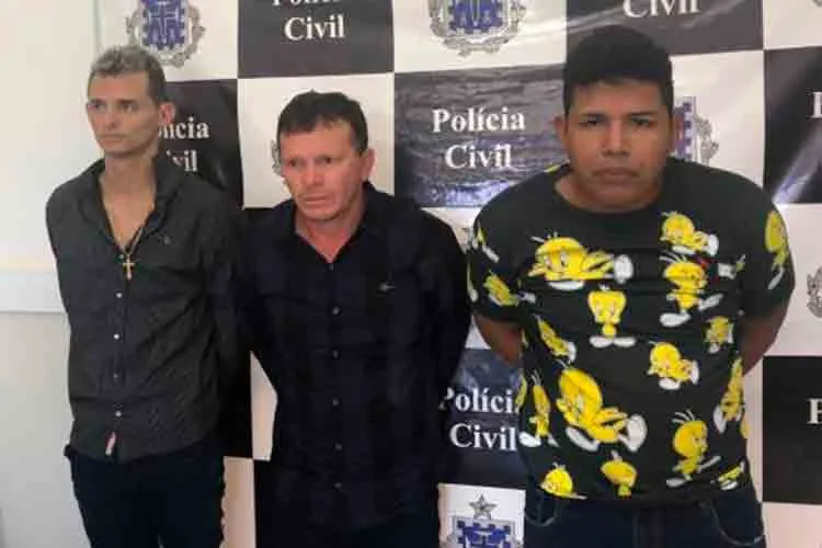 O trio eram investigados desde o início de 2019 por sequestrar a tesoureira de um banco