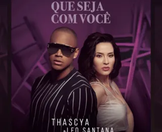 Léo Santana grava clipe com DJ Thascya
