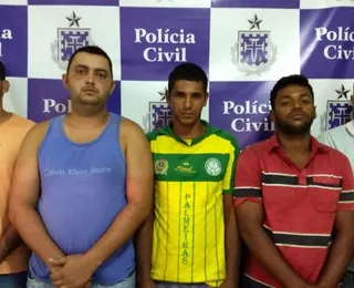 Cinco suspeitos de roubar carros são presos em Jequié