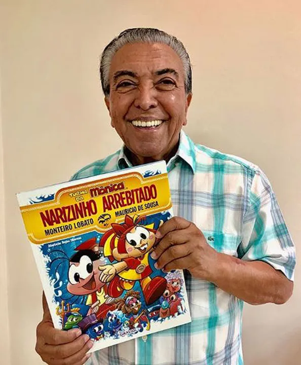 Criador da Turma da Mônica se aventura pelo universo de Monteiro Lobato em adaptação de ‘Narizinho Arrebitado’, feito com Regina Zilberman