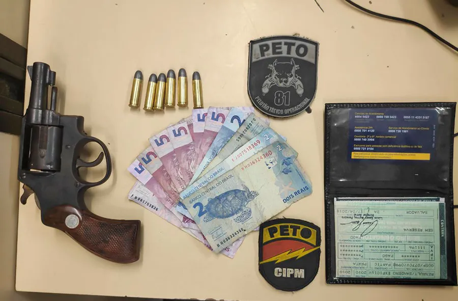 Material foi apreendido com suspeito e encaminhado para Delegacia Territorial de Itinga