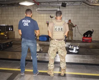 Operação faz vistorias em passageiros de 20 aeronaves em Salvador