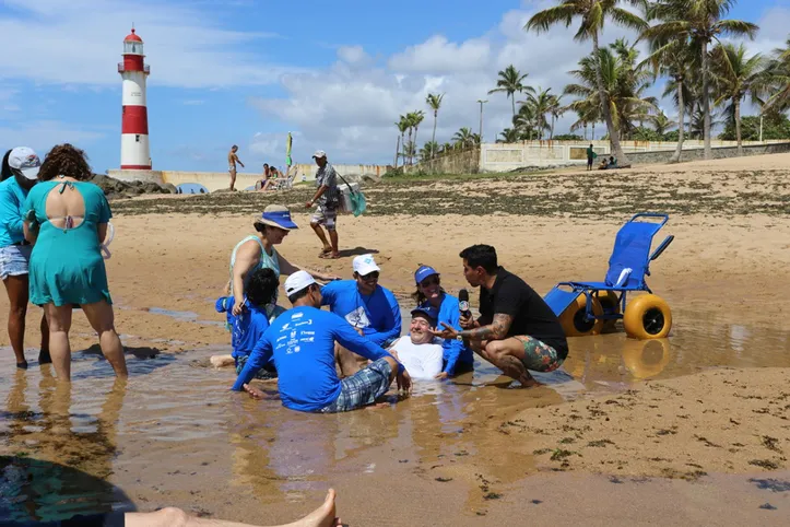 Imagem ilustrativa da imagem ParaPraia volta com ação itinerante na praia de Ondina