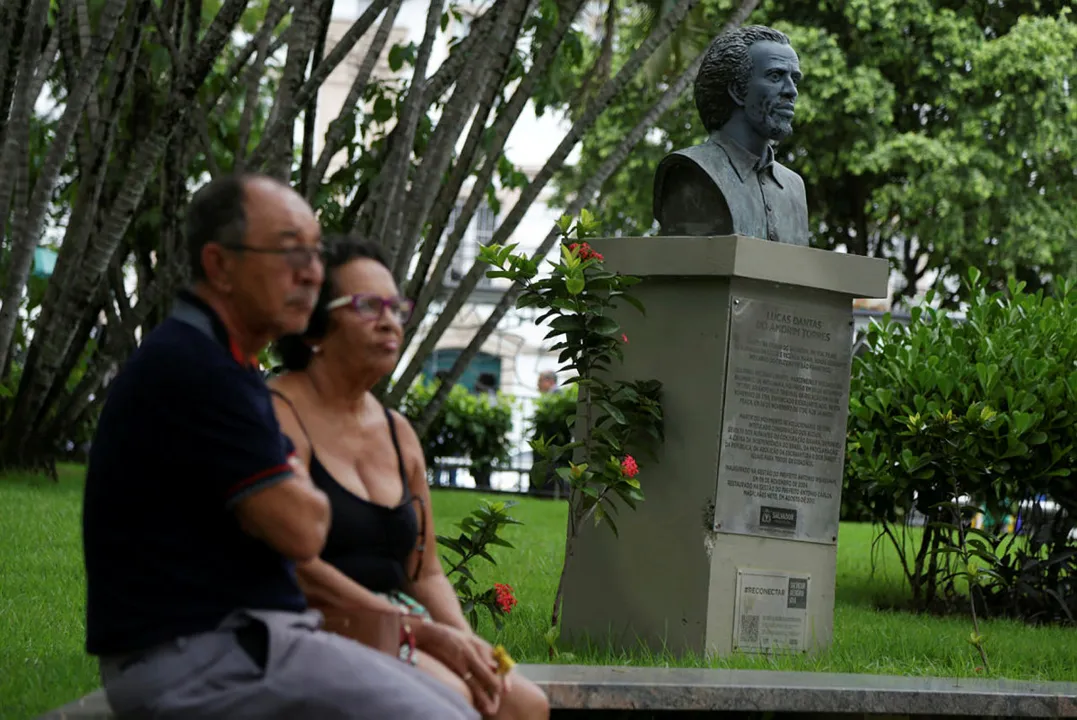 Busto do líder Lucas Dantas é um dos que homenageiam as lideranças