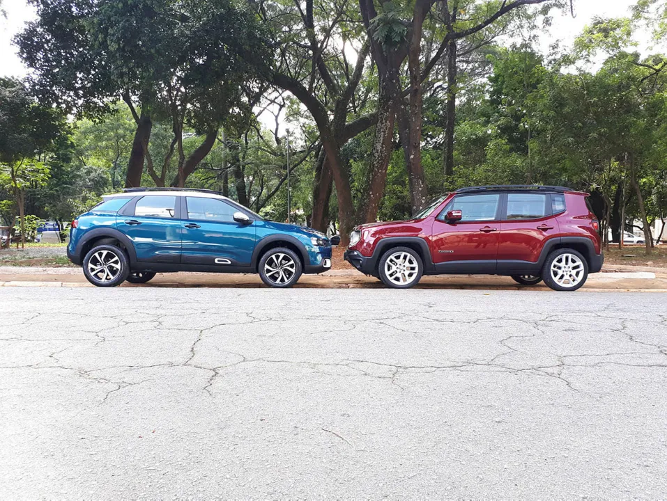 Edição Limited Renegade versus Citroën C4 Cactus