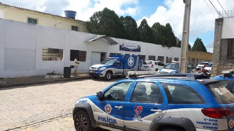 O corpo de Leonardo foi recolhido pelos profissionais do DPT de Bonfim para proceder com a necrópsia
