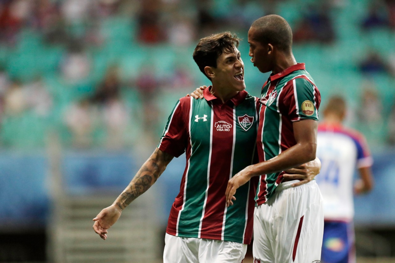 Com dois gols de Gilberto e Artur, Bahia vence o Fluminense na Arena Fonte Nova