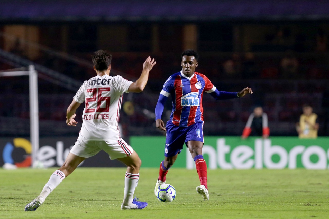 Bahia sai em vantagem contra São Paulo nas oitavas da Copa do Brasil