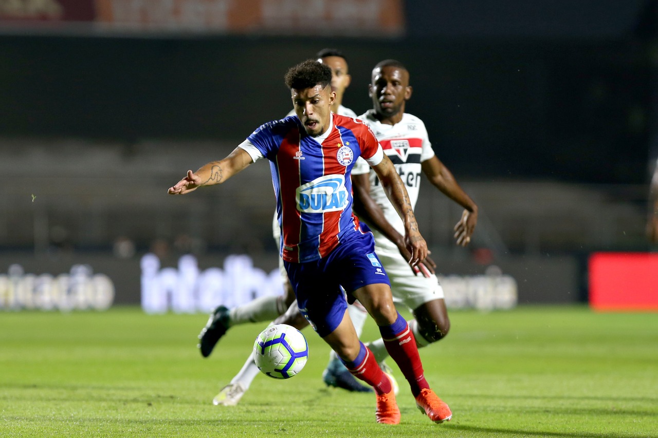 Bahia sai em vantagem contra São Paulo nas oitavas da Copa do Brasil