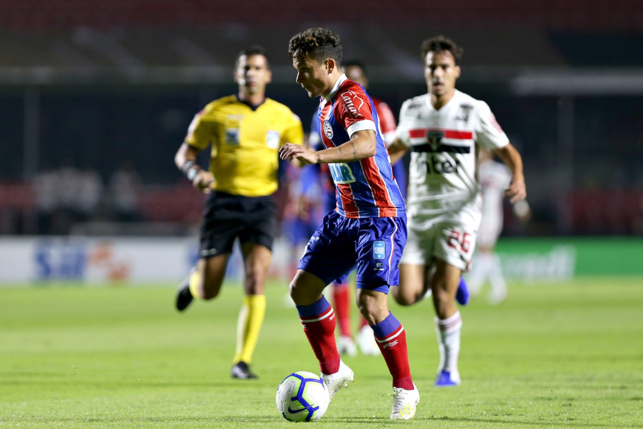 Bahia sai em vantagem contra São Paulo nas oitavas da Copa do Brasil