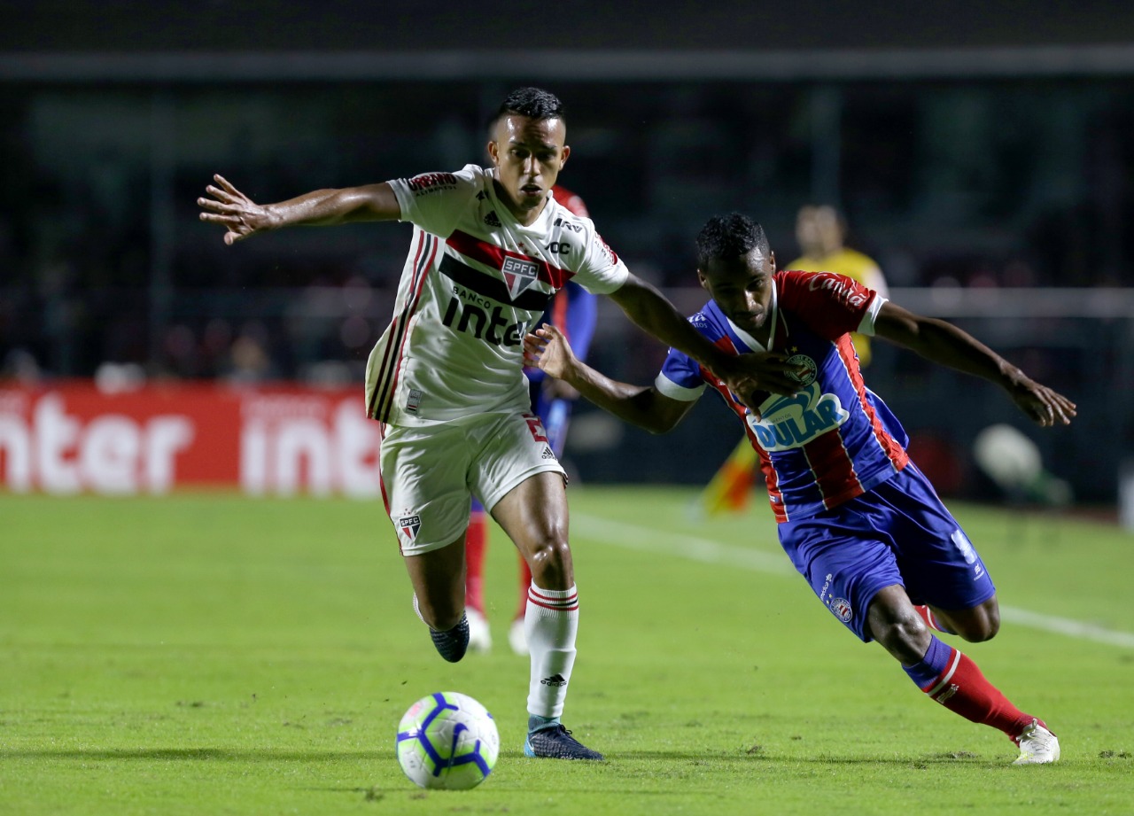 Bahia sai em vantagem contra São Paulo nas oitavas da Copa do Brasil