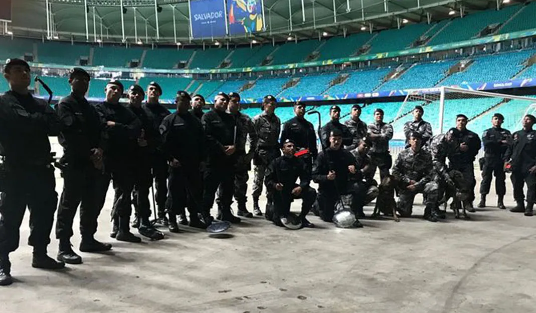 As varreduras ocorrerão durante todo o evento, chegada de novas delegações e nos dias de jogos.