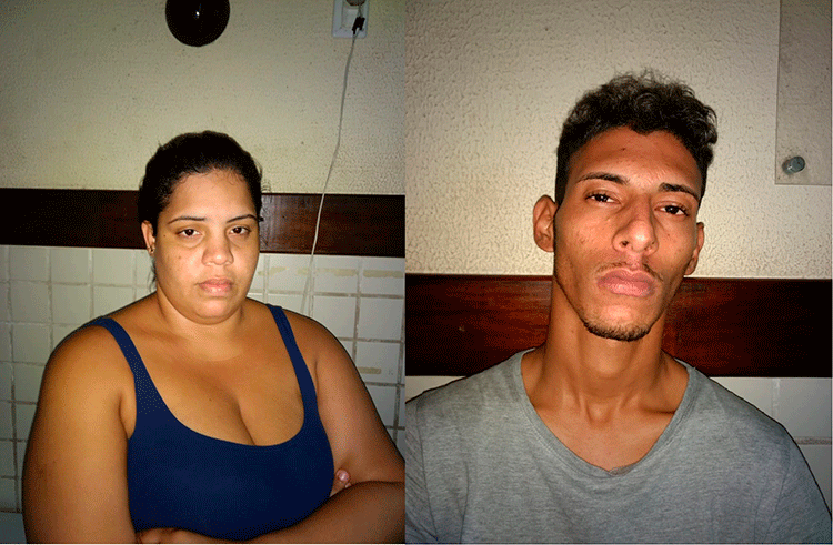 A polícia chegou até a residência da dupla após denúncia anônima