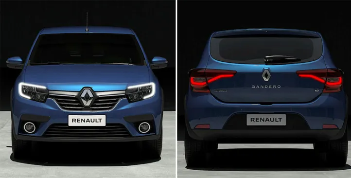 Imagem ilustrativa da imagem Renault faz spoiler do Sandero 2020