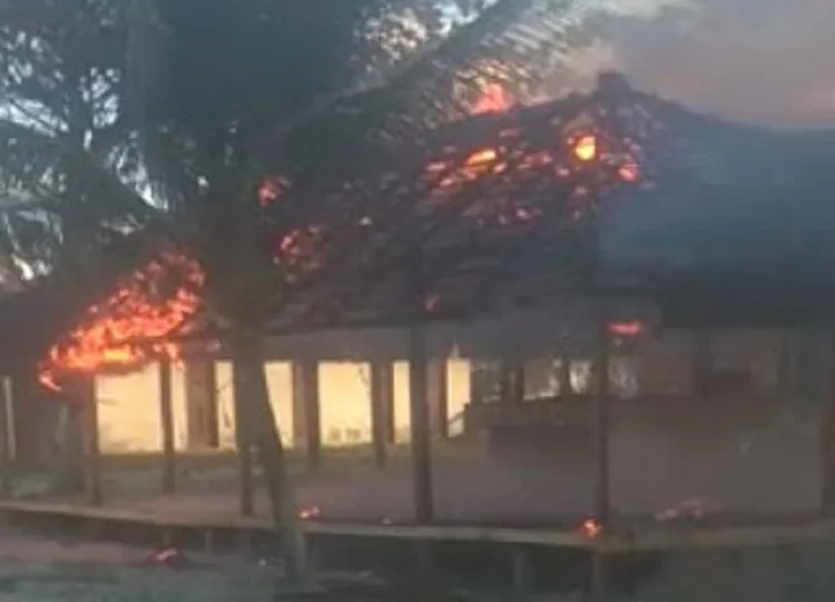 Barraca estava localizada na Praia dos Milionários