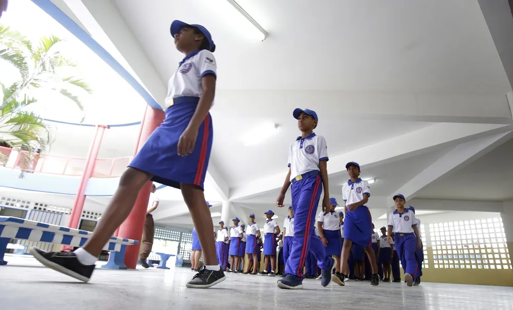 A escola Professora Altair da Costa Lima, em Dias D’Ávila, foi uma das primeiras a adotar a gestão compartilhada com a Polícia Militar