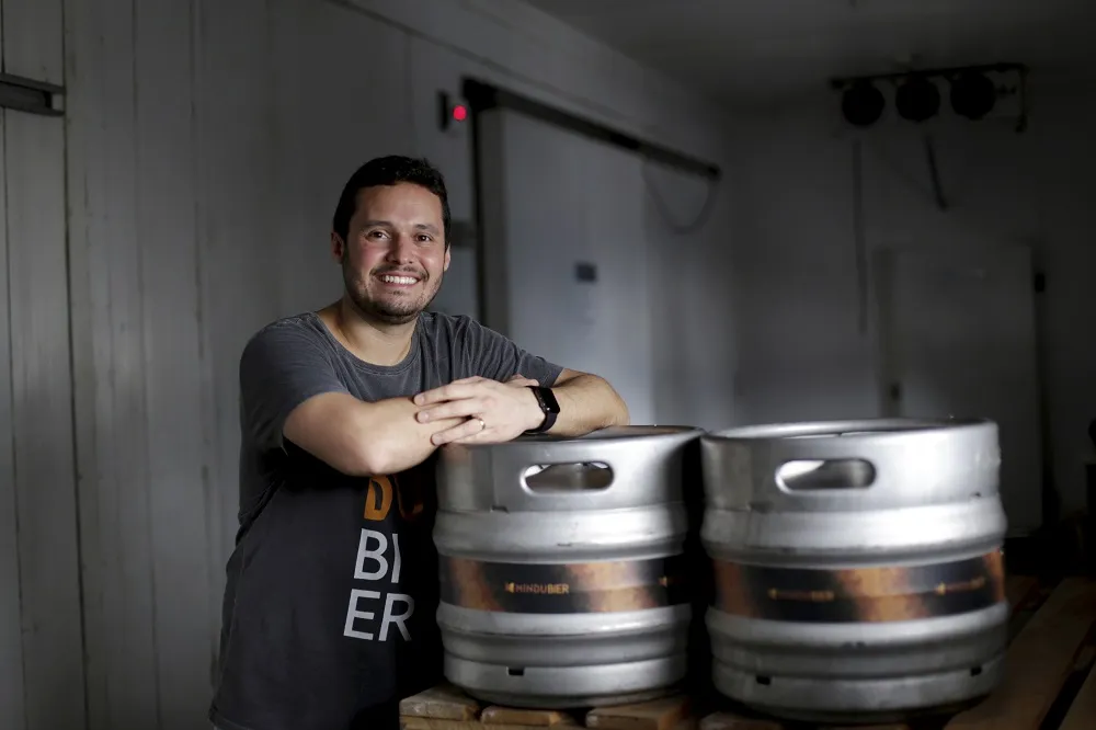 O arquiteto Gustavo Martins criou a premiada MinduBier