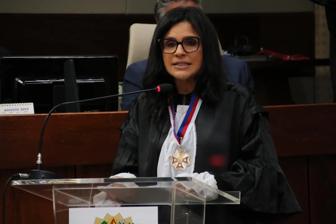 Sessão solene de posse ocorreu nesta segunda-feira, 23, no Pleno do Tribunal.