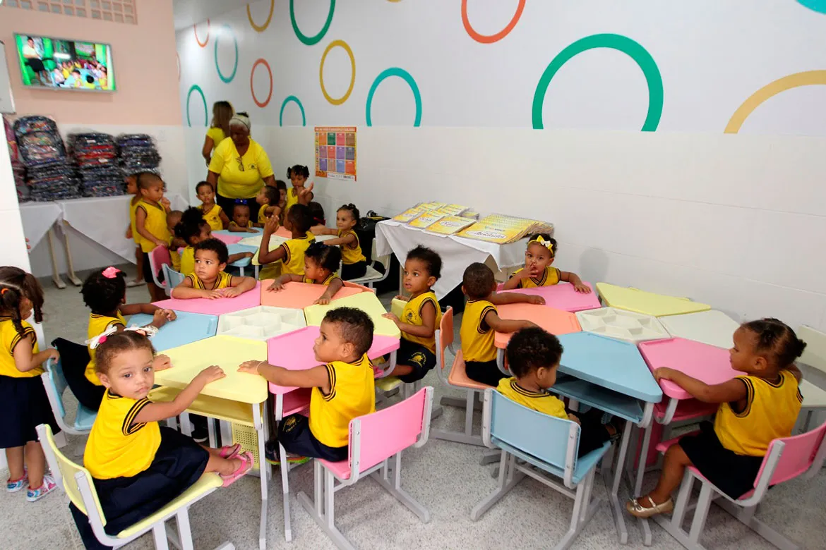 Creche apoiada pelo programa Mais Infância, projeto desenvolvido pelas Voluntárias Sociais da Bahia