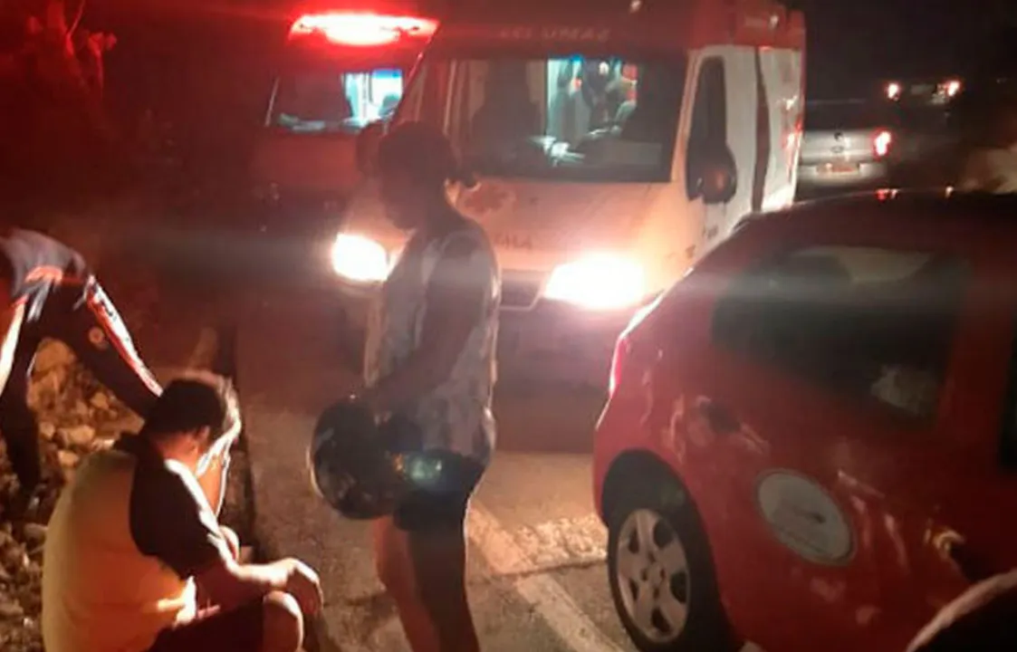 Vítimas foram socorridas para uma Unidade de Pronto Atendimento