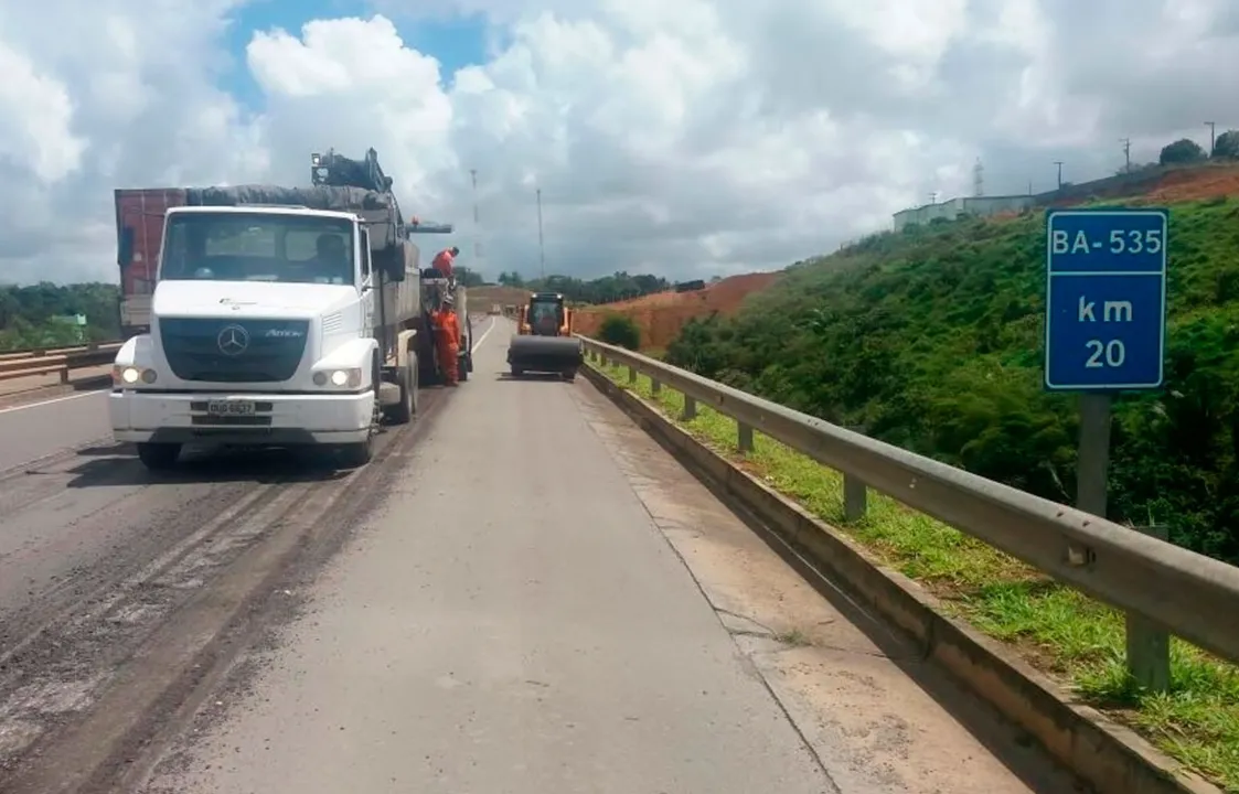BA-535 passa por melhorias e obras de requalificação