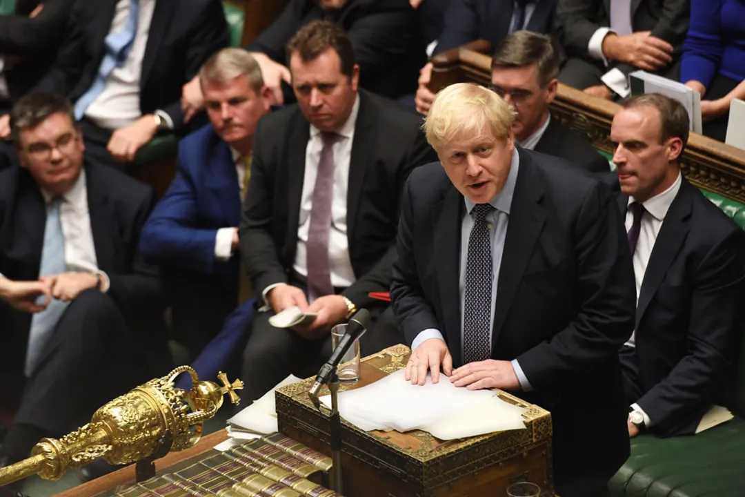 O anúncio foi feito pelo primeiro-ministro do Reino Unido, Boris Johnson | Foto: Jessica Taylor