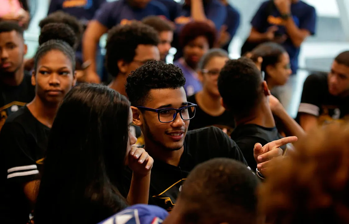 Na página, os estudantes terão acesso a diversas áreas