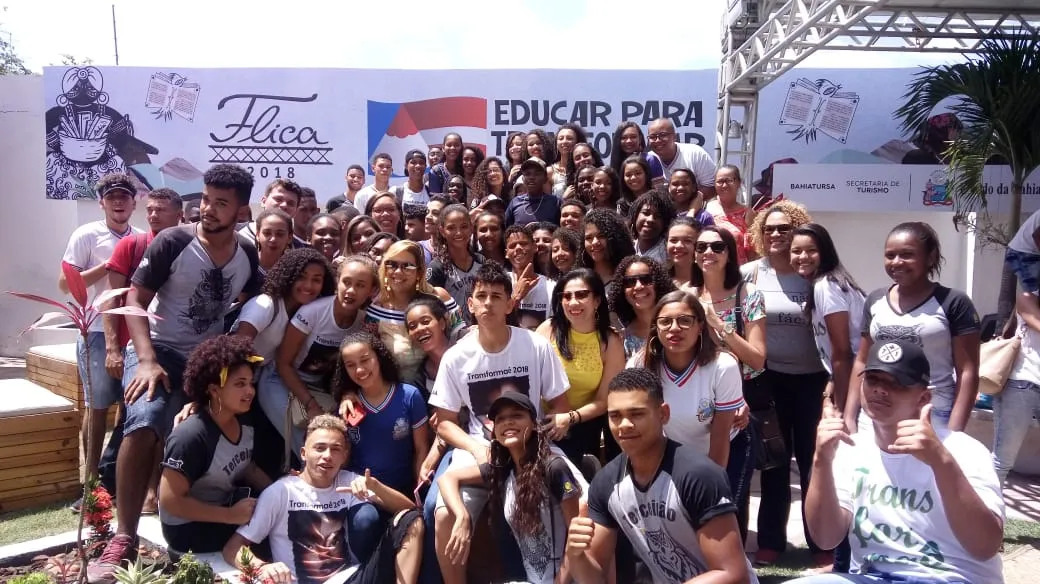 Estudantes agitaram a Festa Literária de Cahoeira no ano passado