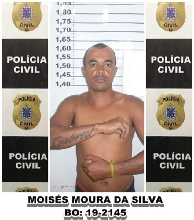Moisés se apresentou a delegacia e confessou o crime