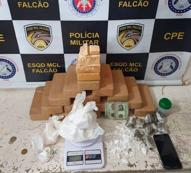 Todo material apreendido foi levado para a sede Coorpin