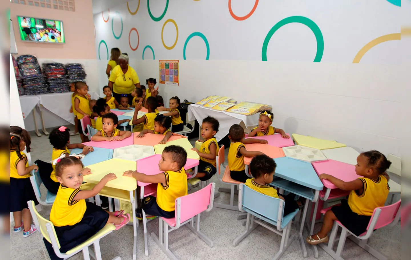 Creche apoiada pelo programa Mais Infância, projeto desenvolvido pelas Voluntárias Sociais da Bahia