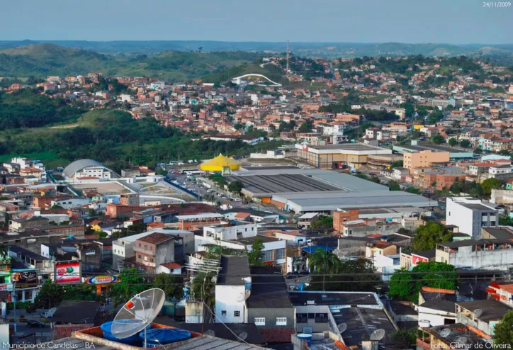 Vista panorâmica do município de Candeias